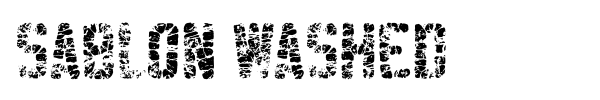 Sablon Washed font preview